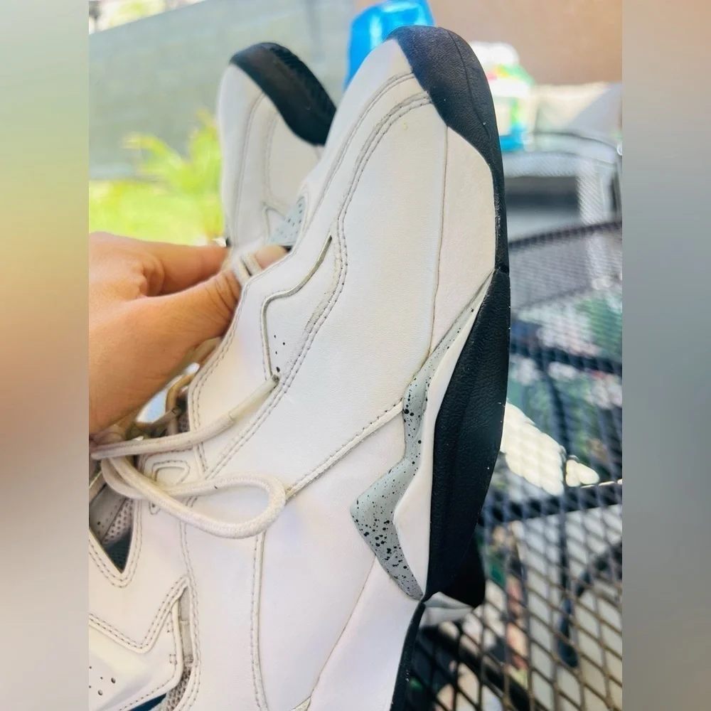 JORDAN Shoes TRUE FLIGHT Mens Size 11.5 WHITE CEMENT Basketball Sneaker 342964-